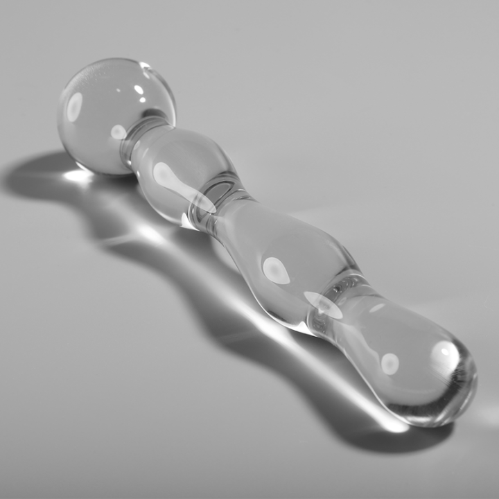 Nebula Series by Ibiza - Modèle 13 Gode en Verre Borosilicate Clair 18 cm -o- 3.5 cm