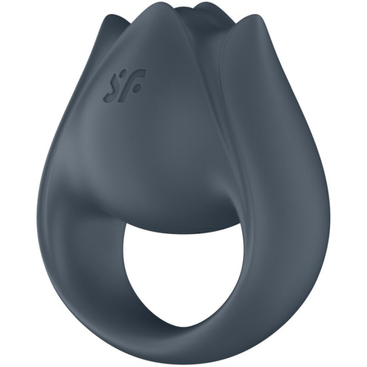 Satisfyer - Perfect Pair 2 Multiwibrator 2 w 1 Penis Ring i Stymulator Palca Szary