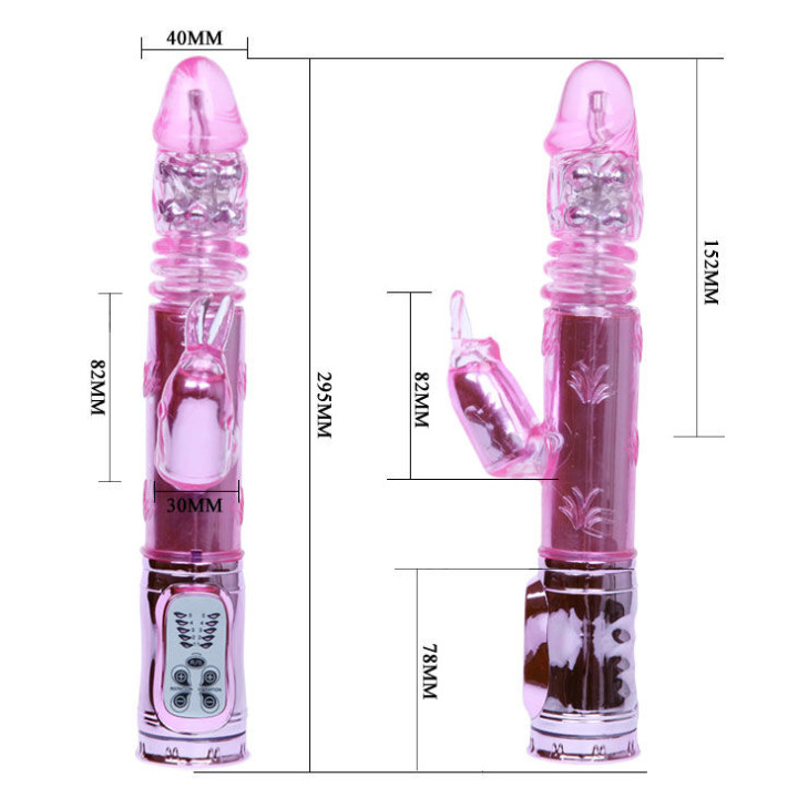 Baile - Rotateur Rampant Rose Throbbing Bunny