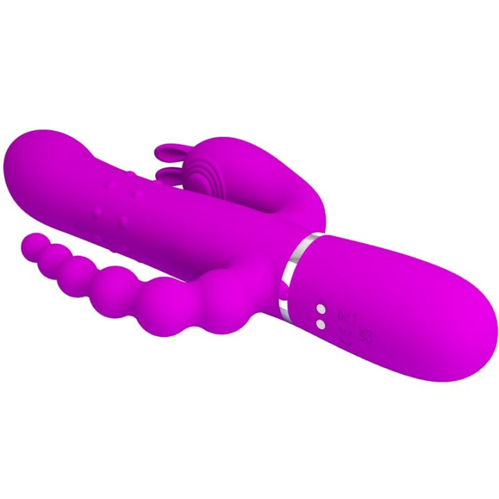 Pretty Love - Cammy Triple Vibrator Multifunction 4 in 1 Pink