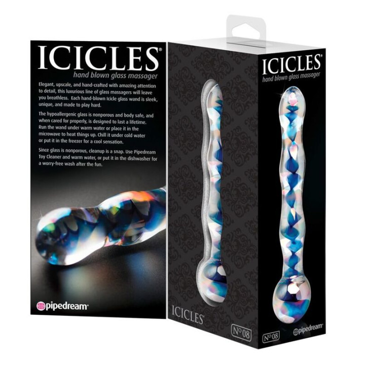Icicles - n. 8 Glass Massager