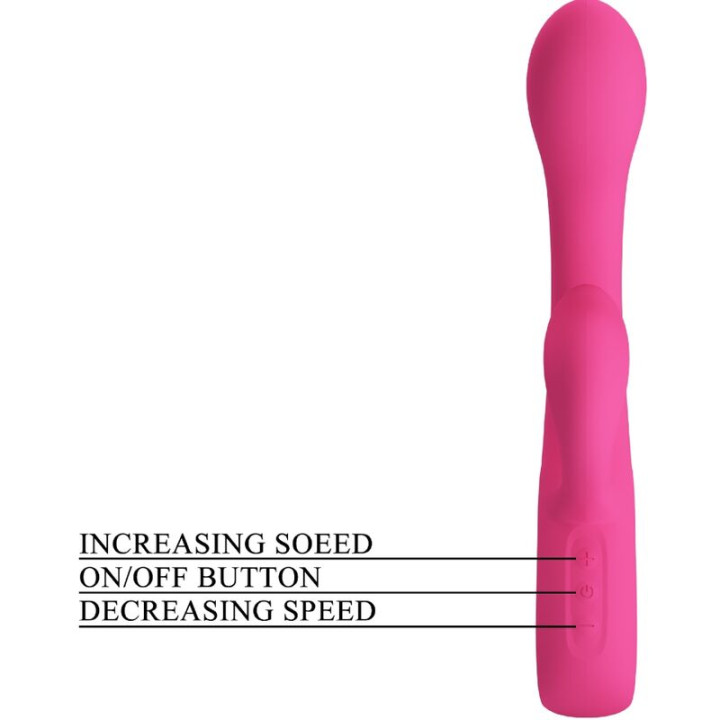Pretty Love - Fritz Rabbit Vibrator 12 Vibrationen Rosa
