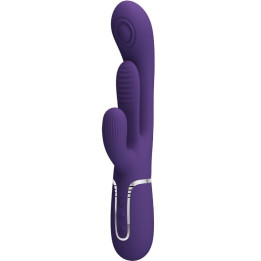 Pretty Love - Shania Vibratore Triplo Coniglio Multifunzione Viola