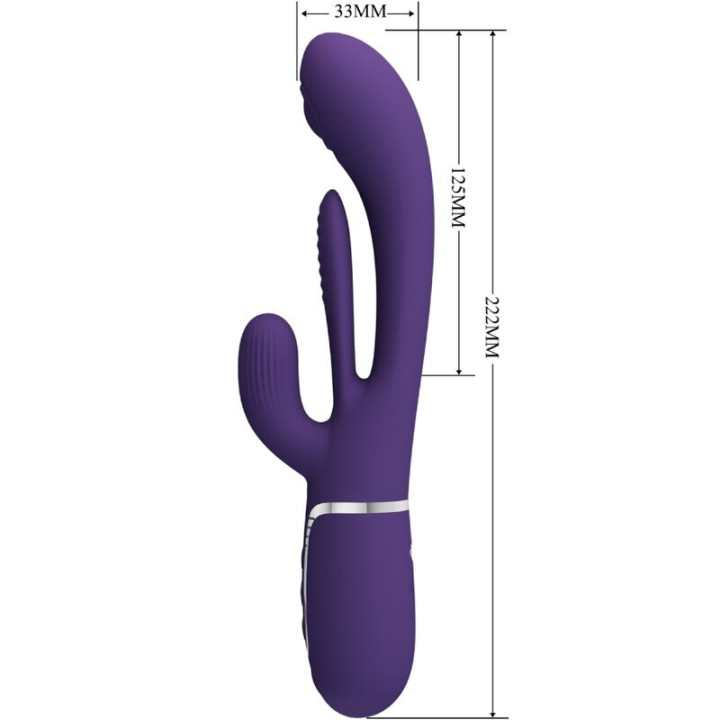 Pretty Love - Shania Triple Rabbit Vibrator Multifunktions-Lila