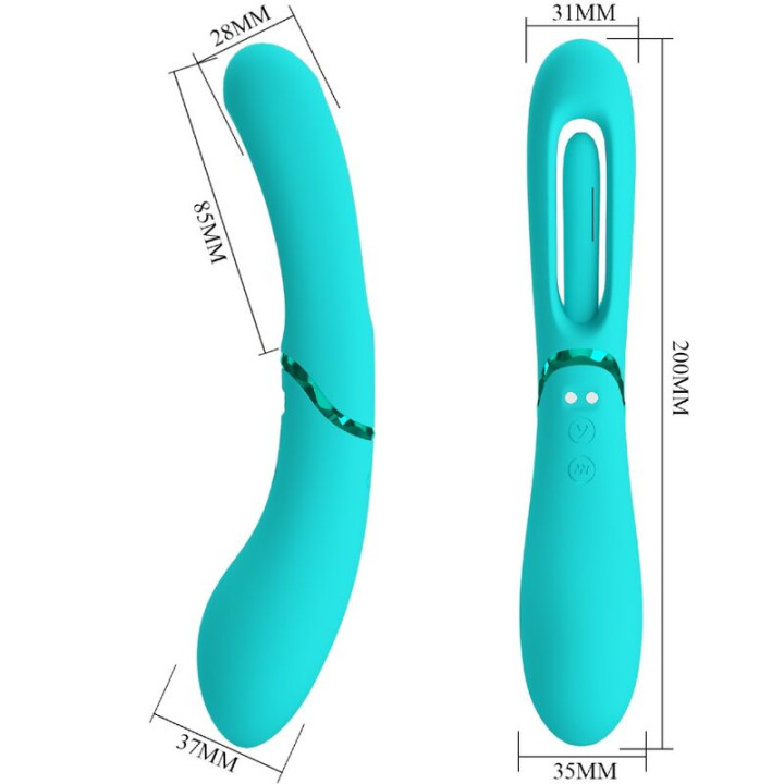 Romance - Lexie g-Spot Vibrator 7 Vibrations Blue