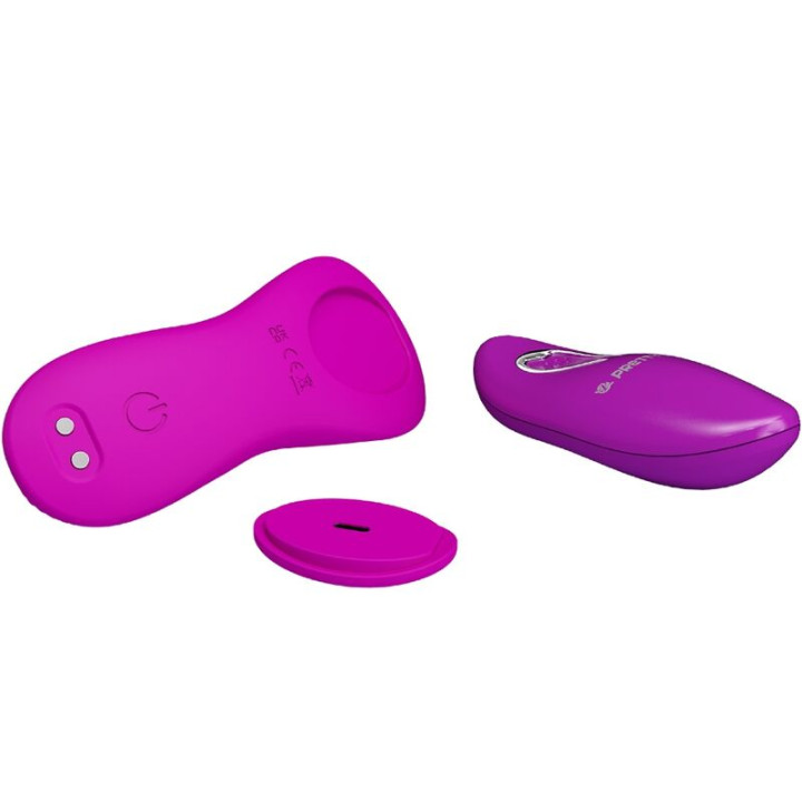 Pretty Love - Romario Lay-on Clitoris Stimulator Remote Control Pink