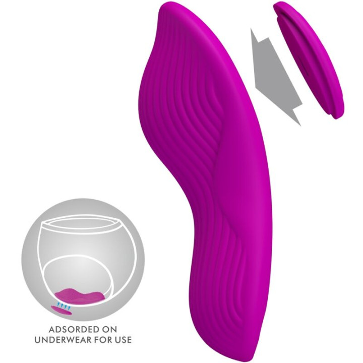 Pretty Love - Romario Lay-on Clitoris Stimulator Pilot Różowy