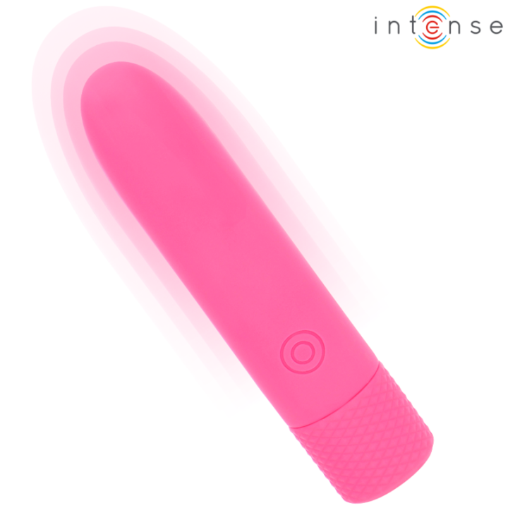 Intense - Symone Usb Ricaricabile Vibrante Bullet 8 Vibrazioni Rosa 10 x 2,2 cm