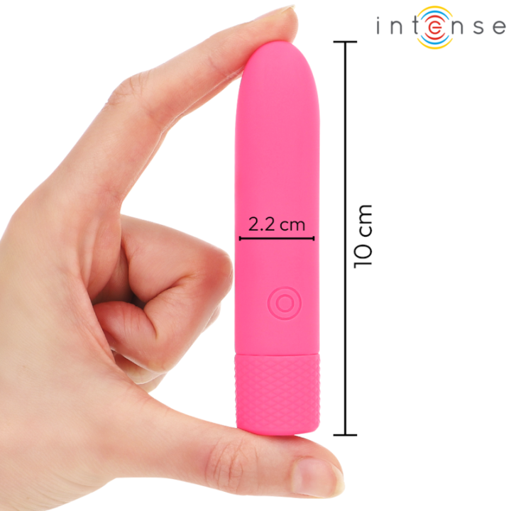 Intense - Symone Usb Wibracyjna Kula 8 Wibracji Różowa 10 x 2,2 cm