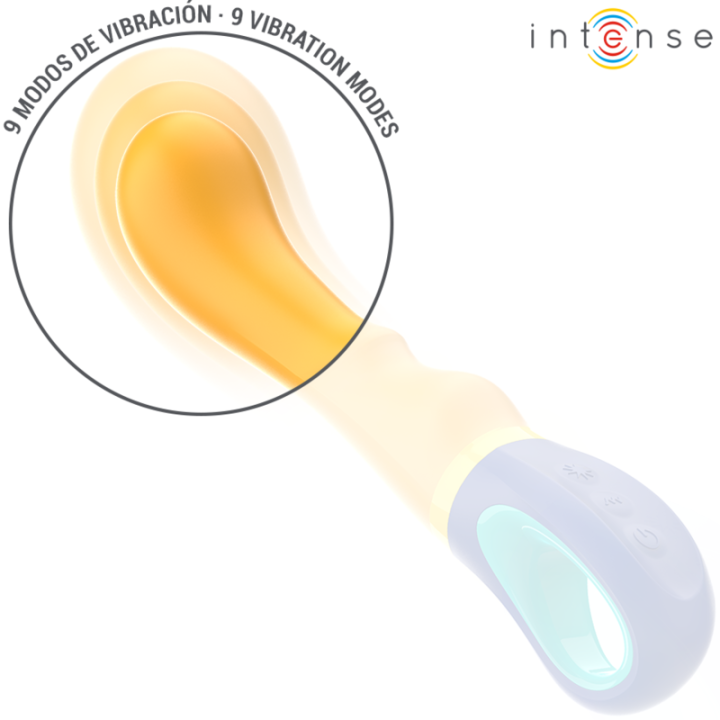 Intense - Shaggy g-Spot Vibrator Yellow