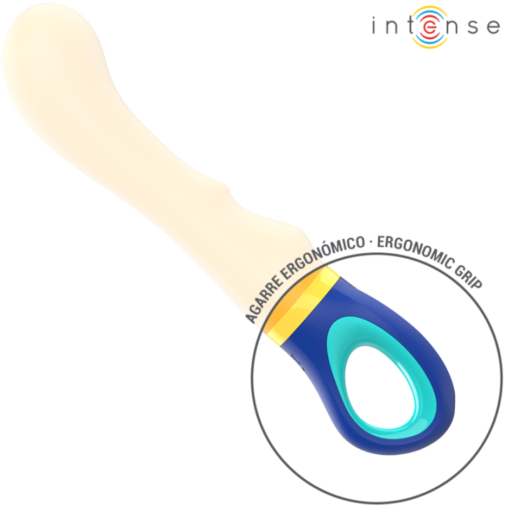Intense - Shaggy g-Spot Vibrator Yellow