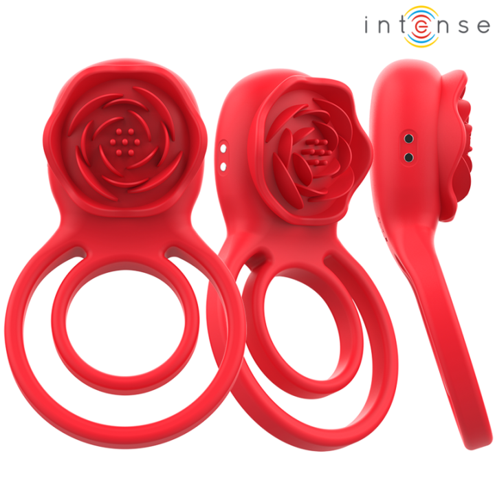 Intense - Gail Stimulator Rose 10 Vibrationen Rot Fernbedienung