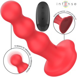 Intense - Cody Vibrador Com Ventosa Vermelho Controle Remoto