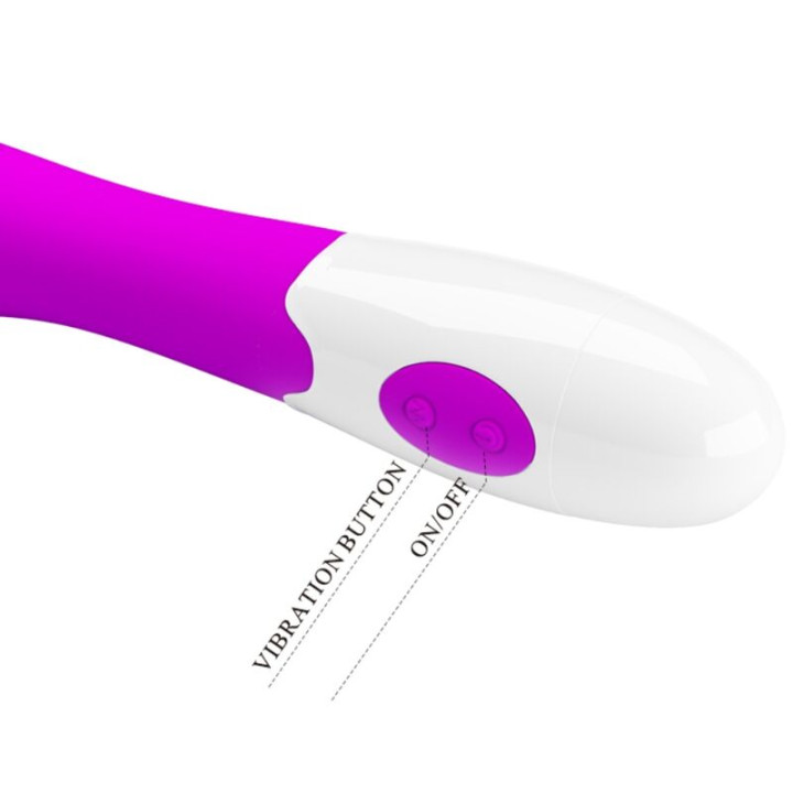 Pretty Love - Vibrador Elemental 30 Modos de Vibração Roxo