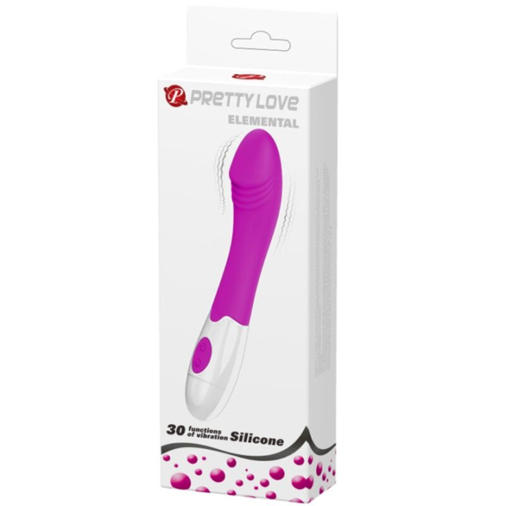 Pretty Love - Vibrador Elemental 30 Modos de Vibração Roxo