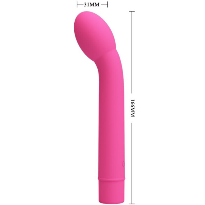 Pretty Love - Vibrateur Point g Logan 10 Vibrations Rose