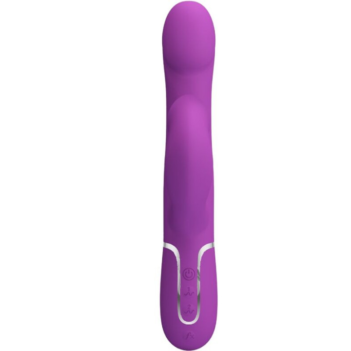 Pretty Love - Vibratore e Stimolatore Multifunzione 4 in 1 Viola