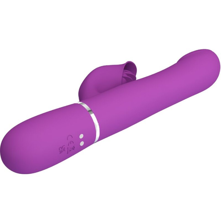 Pretty Love - Vibrateur et Stimulateur Multifonction 4 en 1 Violet