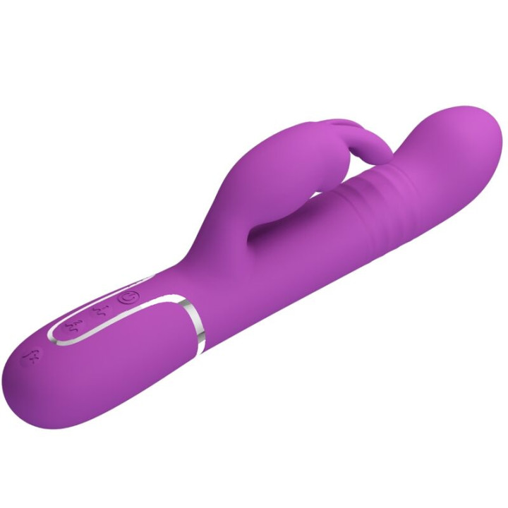 Pretty Love - Coale 4 in 1 Multifunction Rabbit Vibrator Purple