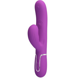 Pretty Love - Perlita 3 in 1 Vibratore Multifunzione Coniglio Viola