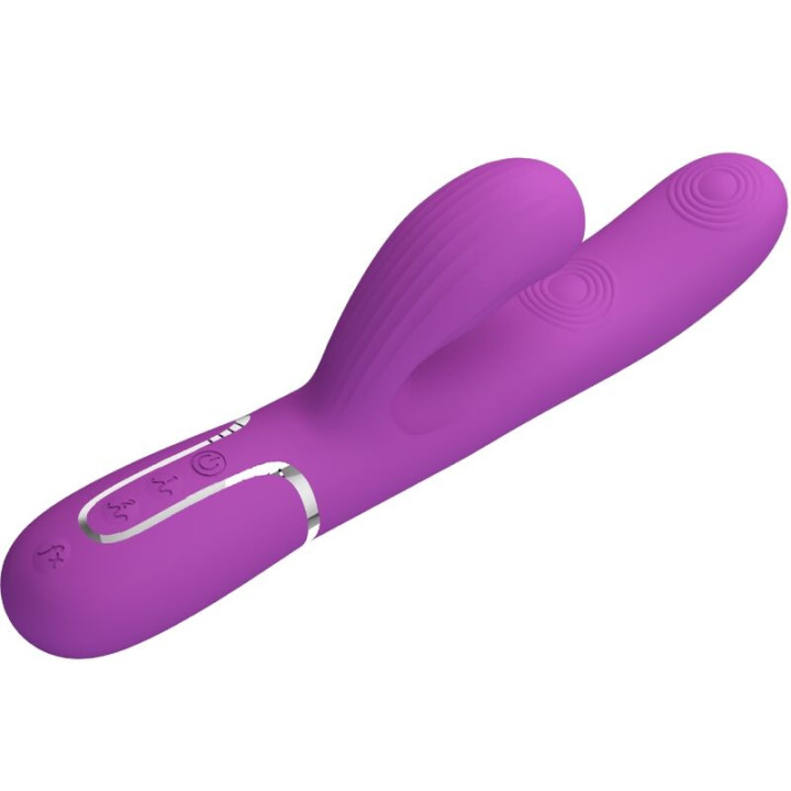 Pretty Love - Perlita 3 in 1 Multifunktions-Rabbit-Vibrator Lila