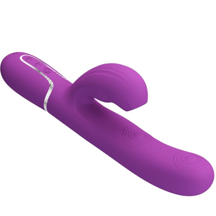 Pretty Love - Perlita 3 in 1 Multifunction Rabbit Vibrator Purple
