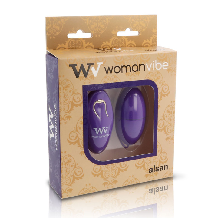 Womanvibe - Alsan Egg Telecommande Silicone Violet