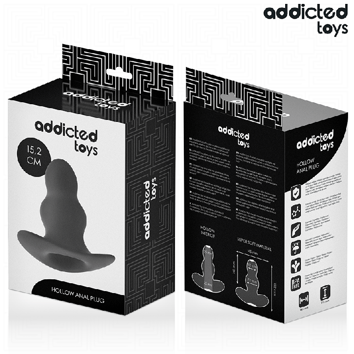 Addicted Toys - Plug Anal Oco Tamanho Xxl 15,2 cm