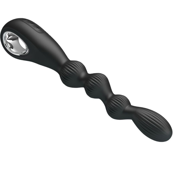 Pretty Love - Vibrateur Anal Federer 12 Vibrations Noir