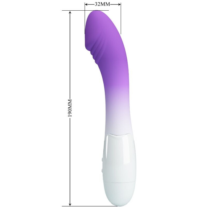 Pretty Love - Elemental g-Spot Vibrator 30 Vibrations Purple