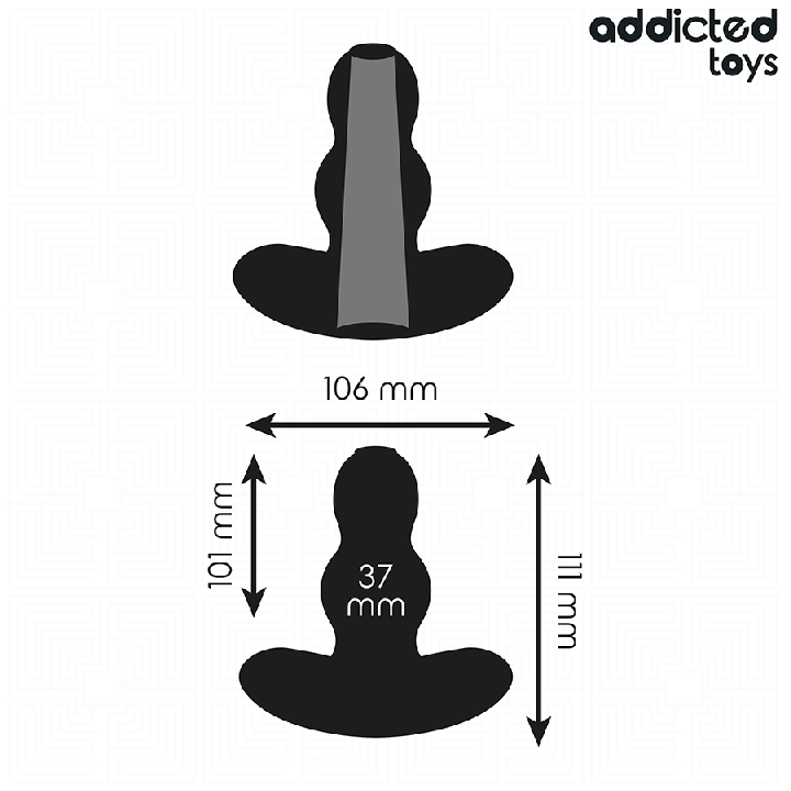 Addicted Toys - Plug Anal Oco Tamanho l 11,1 cm