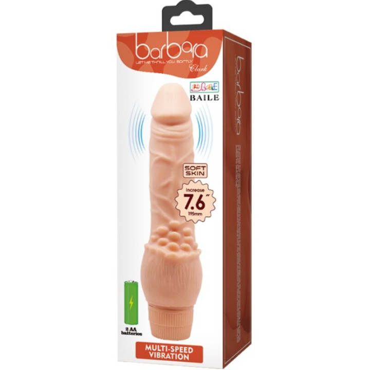Baile - Barbara Realistic Vibrator 19.5 cm Flesh