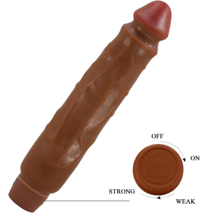 Baile - Jack Vibrador Realista 26 cm Mulato