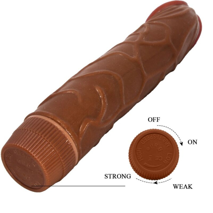 Baile - Bob Realistischer Vibrator 22,5 cm Mulatte