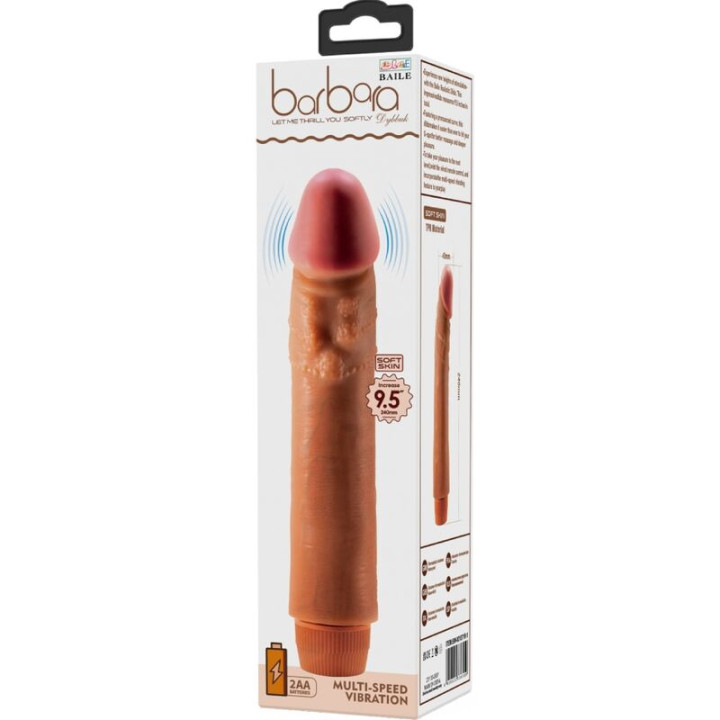Baile - Dybbuk Realistic Vibrator 24 cm Mulatto