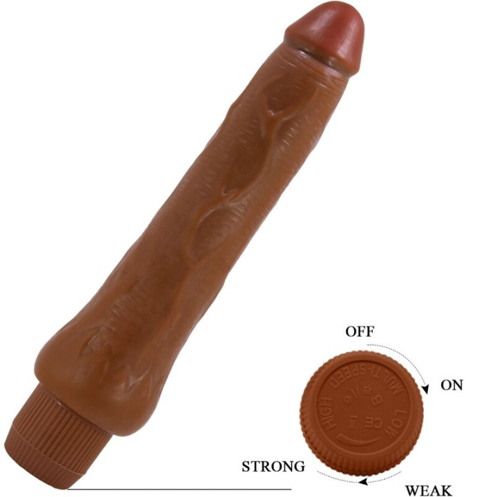 Baile - Dryad Realistic Vibrator 25 cm Mulatto