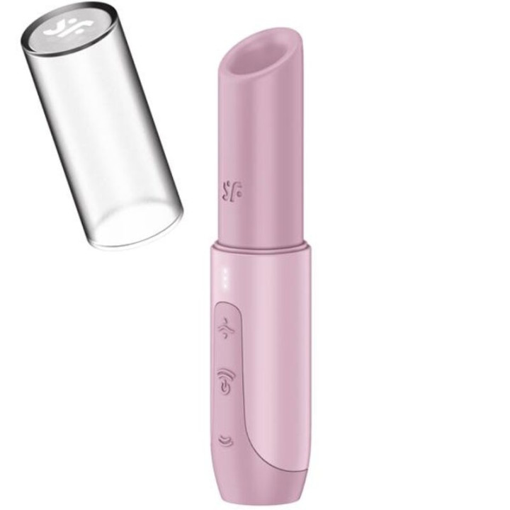 Satisfyer - Stimulateur de Clitoris Secret Kiss Wave Rose