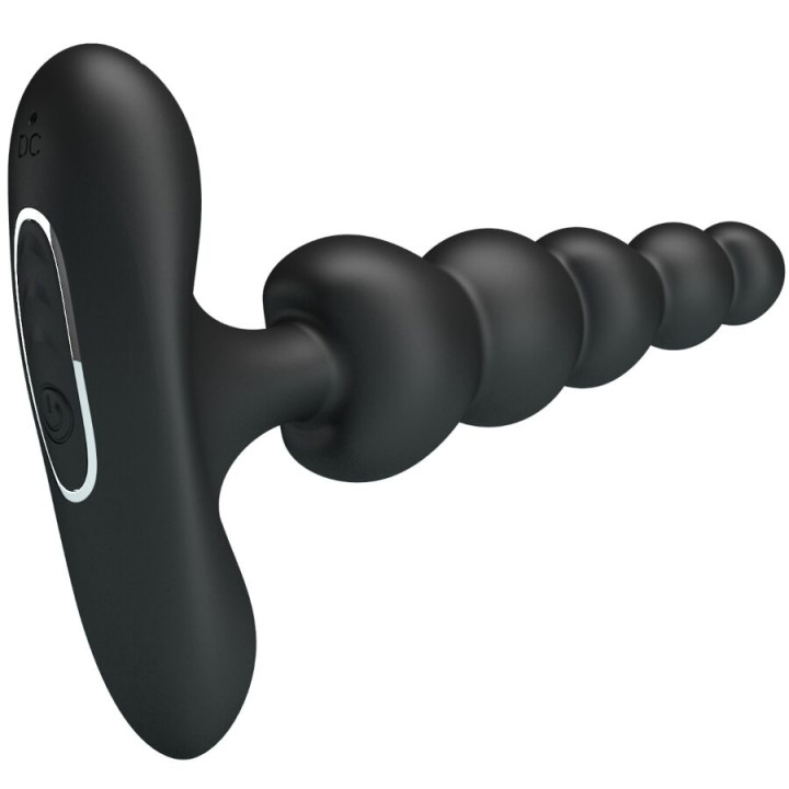 Pretty Love - Corban Anal Vibrator 10 Vibrations Black