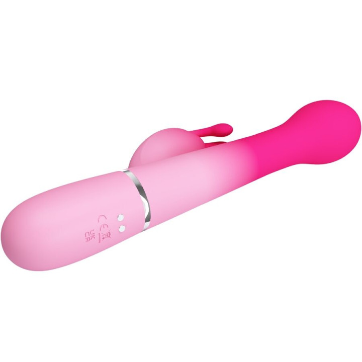 Pretty Love - Dejon Vibrador Rabbit 3 en 1 Multifunción Rosa