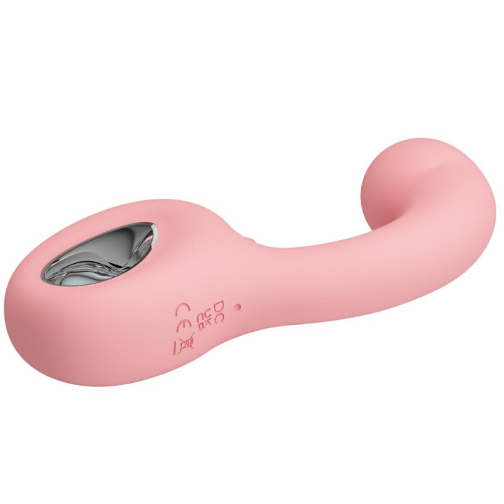 Pretty Love - Erynnyes g-Spot Vibrator + Clitoris Stimulator 10 Vibrations Pink