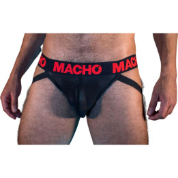 Macho - Mx26x2 Jock Schwarz/Rot s