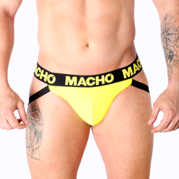 Macho - Mx25a Jock Lycra Gelb l