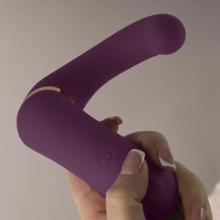 Rocks-Off - Gemini Dual Vibrator g-Spot Klitoris Stimulator Lila