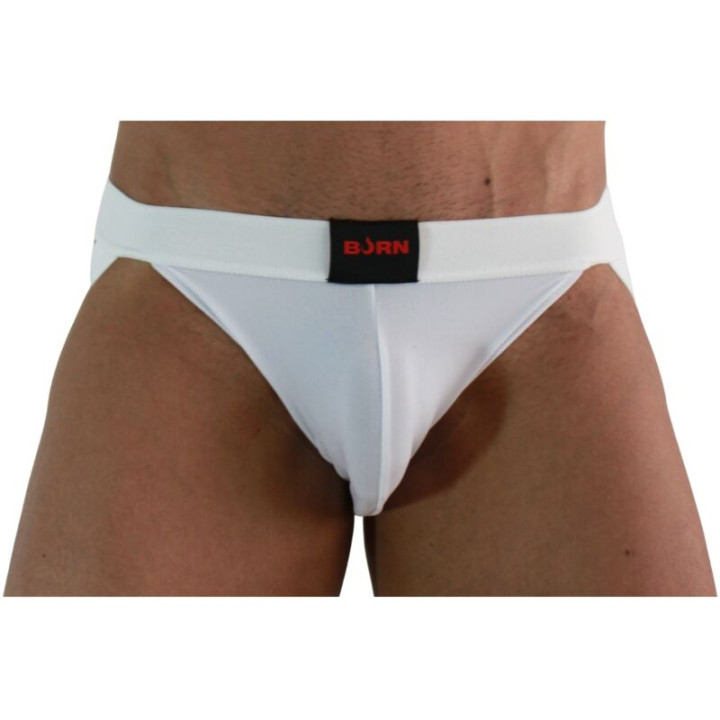 Burn - 007 Jock Lycra Bianco m