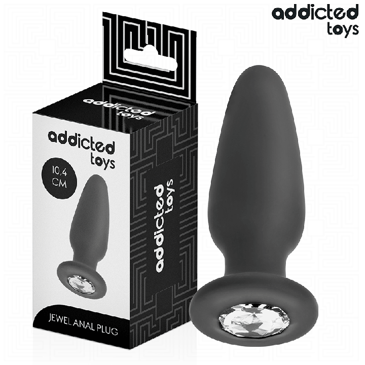 Addicted Toys - Plug Anale Con Gioiello Taglia m 10,4 cm