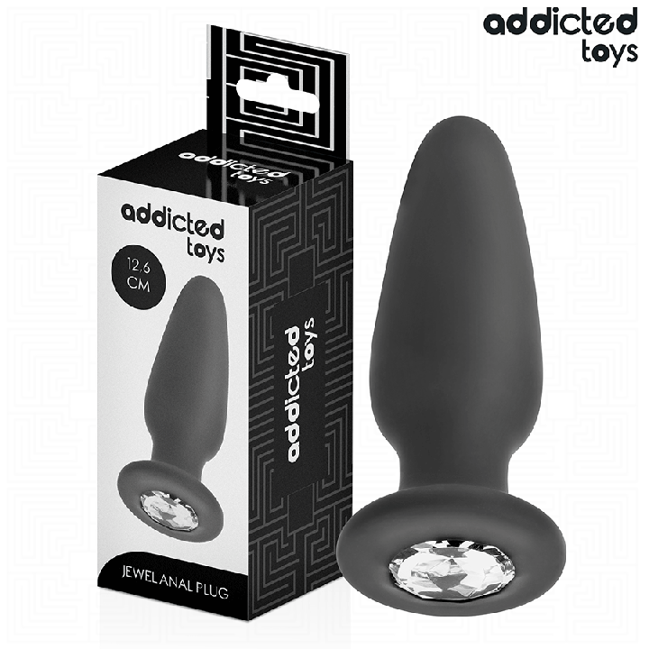Addicted Toys - Plug Anal Com Joia Tamanho l 12,6 cm