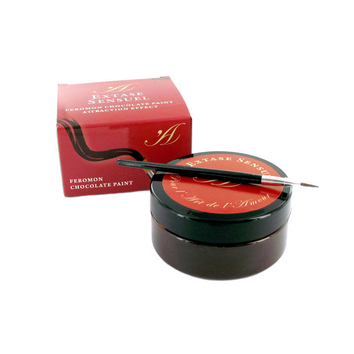 Extase Sensual - Tinta Corporal Chocolate Com Efeito de Atrao 50 ml