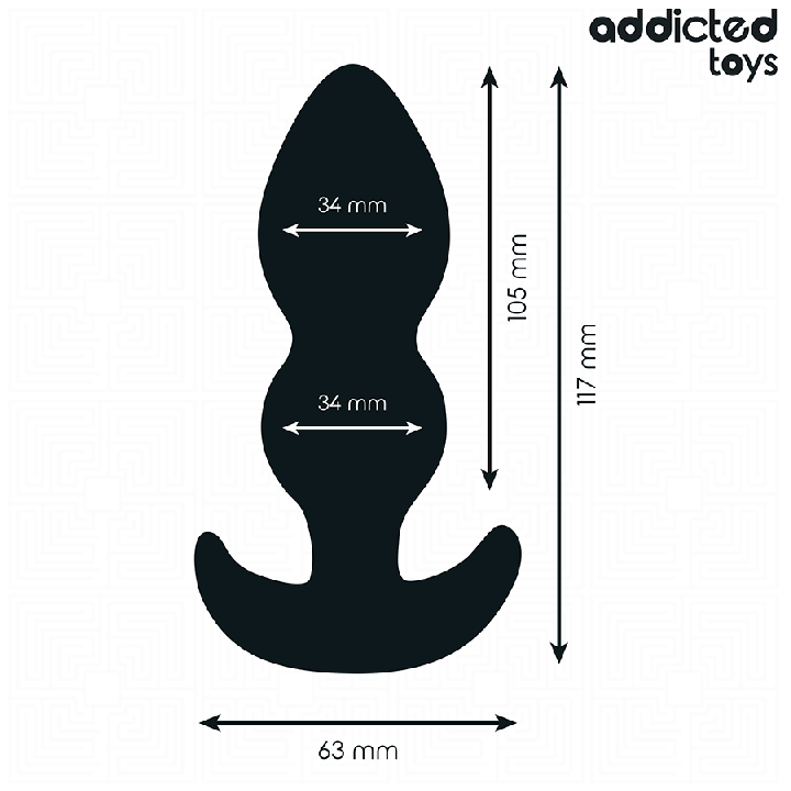 Addicted Toys - Anal Plug Silicone Size l 11.7 cm