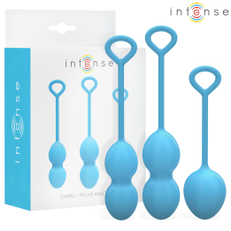 Intense - Zestaw do Mięśni Kegel Ball Charli Niebieski