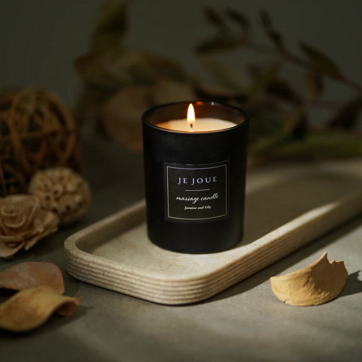 Je Joue - Luxus-Massagekerze - Jasmin & Lilie